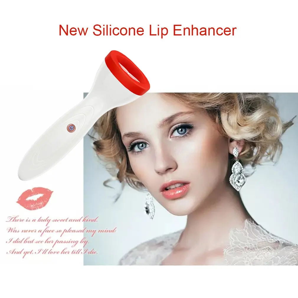 

Portable Silicone Lip Plumper Device Automatic Lip Plumper Electric Plumping Device Beauty Instrument Fuller Bigger Thicker Lips
