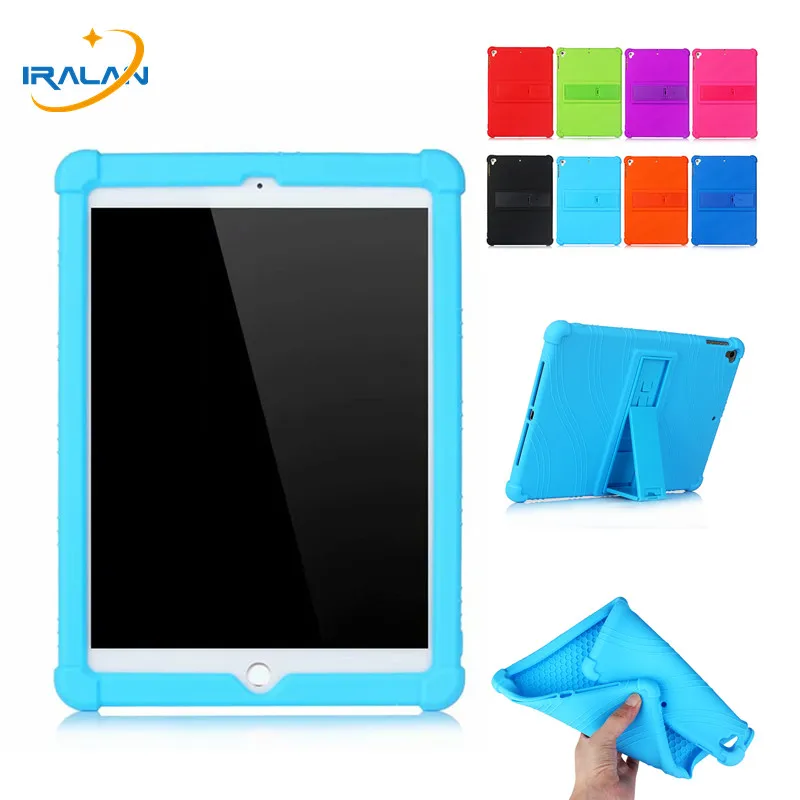 Для iPad 7-го поколения 10,2 дюймов противоударный чехол-подставка для iPad 10,2 чехол Мягкий силиконовый чехол для планшета для детей+ пленка+ стилус