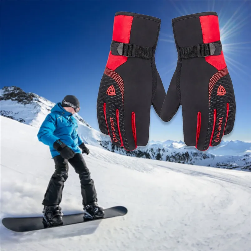 Ski gloves men and women winter warm gloves bike bicycle snowboard gloves waterproof heated gloves handschoenen ski 30S20 (18)