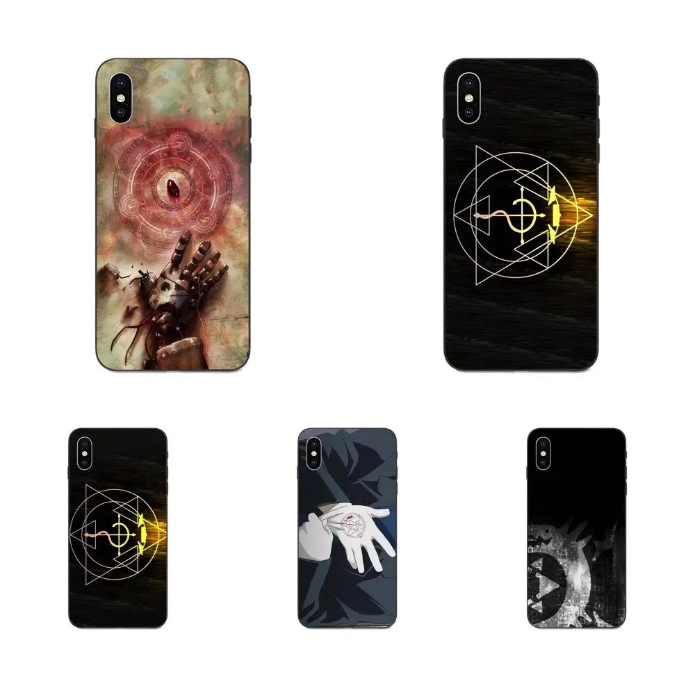 Full Metal Alchemist Ouroboros Symbol For Xiaomi Redmi Mi Note 2 3S 8 9 Lite SE Pro Soft TPU Fashion Cover Case | Мобильные телефоны