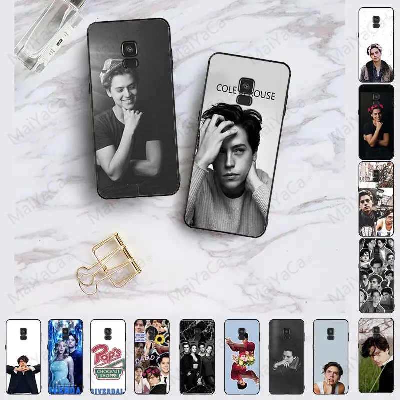 Кожаный мягкий силиконовый черный чехол для samsung Galaxy A10 A8 A6 A7 A9 A30 A50 A70 чехлы