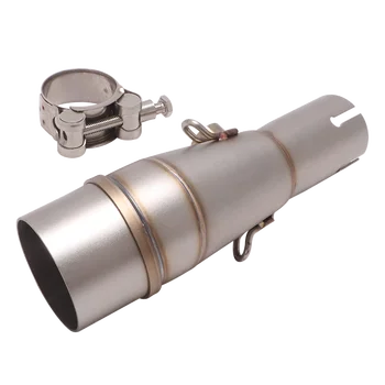 Slip On Motorcycle Exhaust Mid Link Pipe Stainless Steel Exhaust System For HONDA FORZA300 2018-2021 NSS350 2020-2021