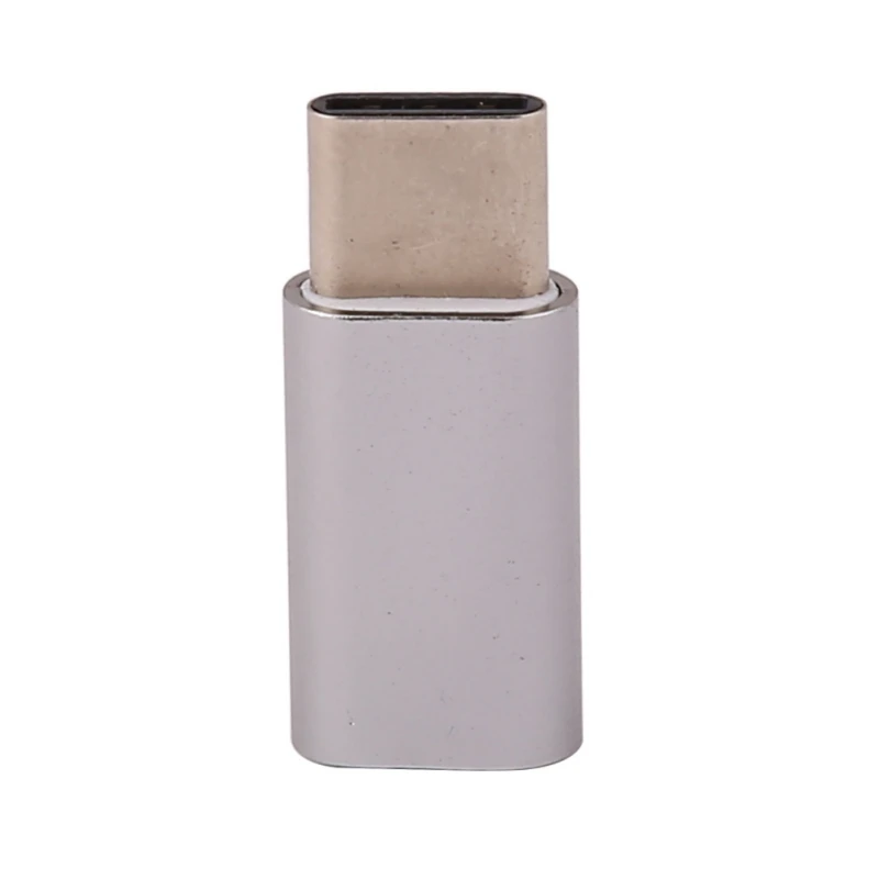 Серый Mini type C-Micro USB адаптеры type-C конвертер кабели для мобильных телефонов USB адаптер Дата-кабель для зарядки - Цвет: Серый
