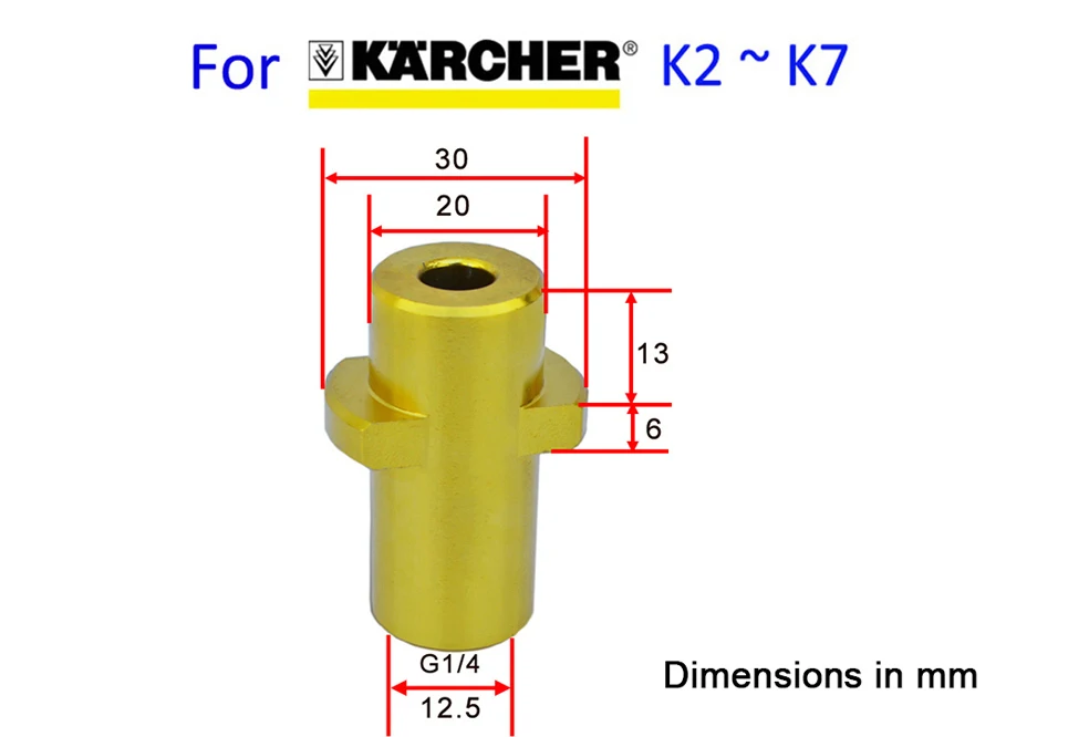 Омыватель давления, металлическая палочка, наконечники для распыления воды, копье, быстроструйные наконечники, вращающаяся турбонасадка для Karcher K, мойка высокого давления