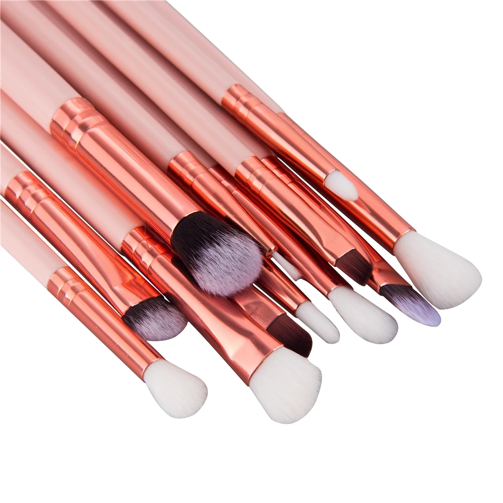 12pcs/set Profession Makeup Eye Shadow Brush Foundation Powder Eyeliner Lip Brush Complete Tool