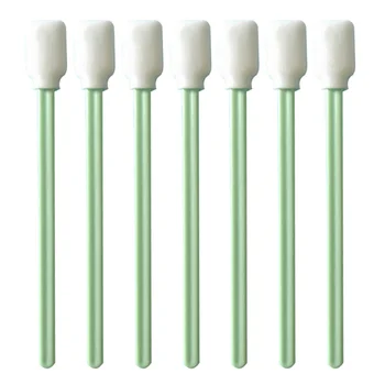 

200pcs Cleaning Swab Sticks Multipurpose Spiral Tip Industrial Sponge Stick for Optical Equipment Cleaning