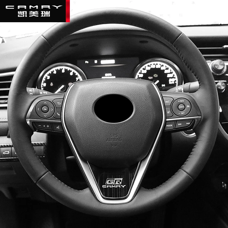 Автомобильный Стайлинг, украшение на руль для Toyota Camry, аксессуары для интерьера