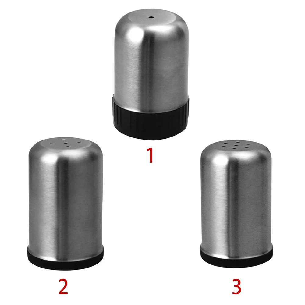 Seasoning Pot Powder Storage Pepper Pot Sturdy Durable Kitchen Accessories Stainless Steel Salt Storage Pot Small