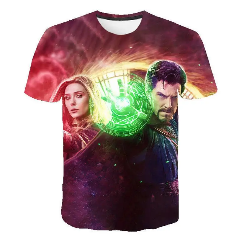 T-shirt with 3d print Doctor Strange Marvel men t-shirt Men's fashion Fashion elasticity quick dry t-shirt
