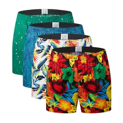 Man's Classic Basics New High Quality 100% Cotton Sleep Shorts Men Casual Loose Pants Summer Leisur Plaid Home Underwear