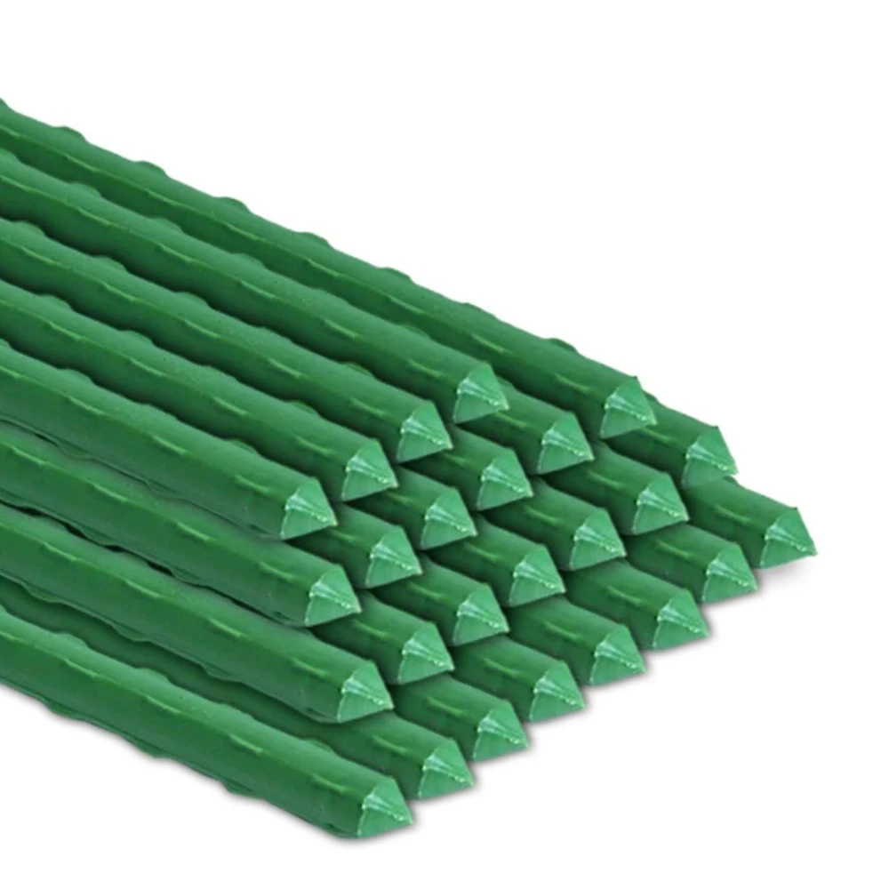 36 ”(90cm) länge Pflanzen Stakes Gartenarbeit Säule Kunststoff Beschichtet Stahl Rohr Für Unterstützung Klettern Pflanzen Blumen und Gemüse – Detail 3