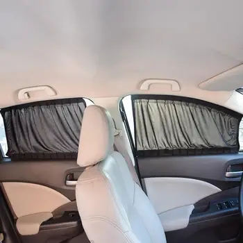 

Elastic Aluminum Alloy Car Side Window Sunshade Sunshade Blinds Curtain Car Window Curtains Car-Styling