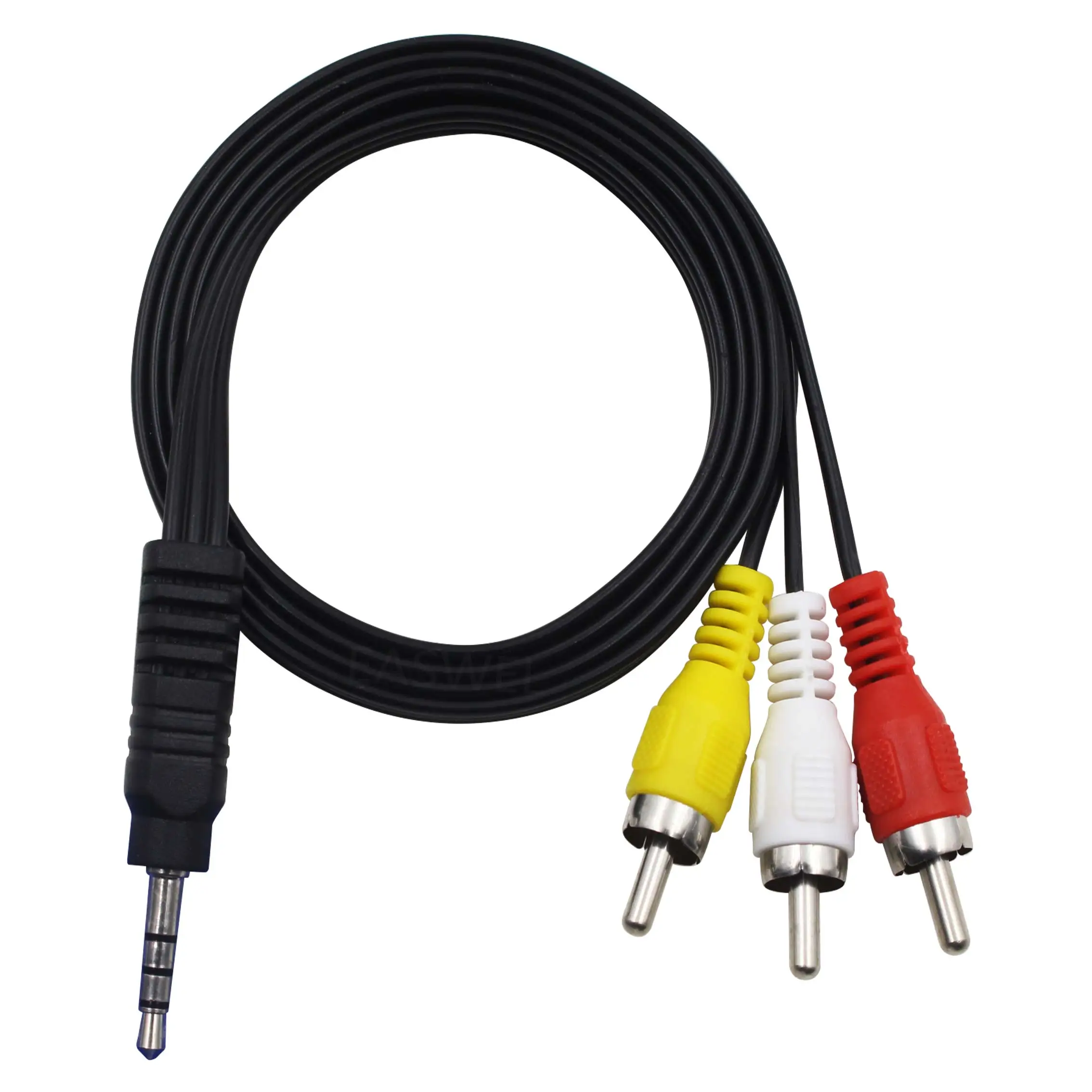 3,5 мм разъем для наушников гарнитуры композитный AV 3-RCA адаптер конвертер для HDTV DV