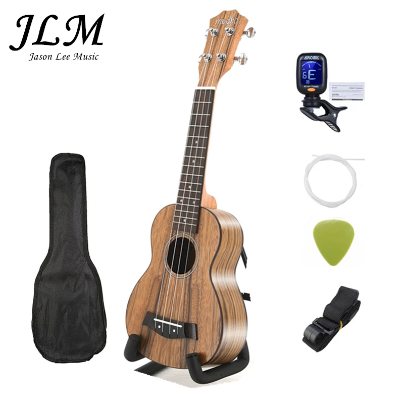 Ukelele Soprano JLM de 21 pulgadas, Mini Guitarra de 4 cuerdas, 15 trastes, Hawaii, Uku pomo cerrado, venta al por mayor, envío directo