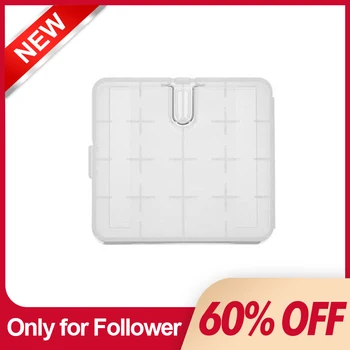 

Deligreen Battery Case Plastic Storage Box Battery Container for 4 x 18650 Cells 16340 Batteries with hook