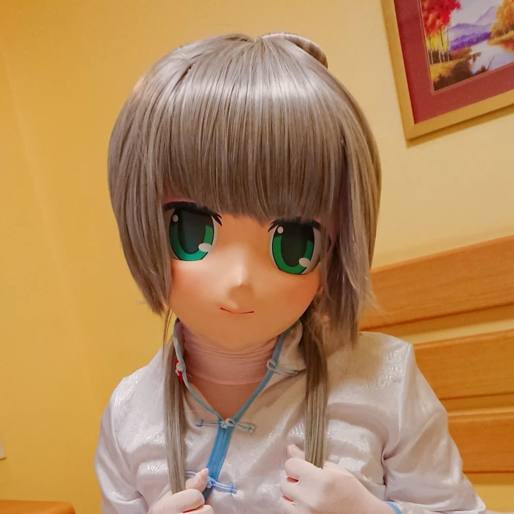 KGM 18) арбалет Девушка BJD кукла вокалоид3 комиксов маска Реалистичная силикано тианьи косплей Кигуруми Трансвестит маска