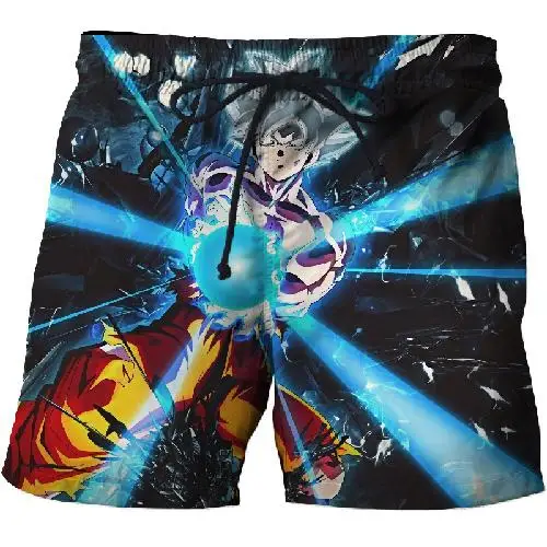 STK-299 Dragon Ball 3D принт летнего отдыха и путешествий, пляжные шорты мужские Повседневное доска Соблазнительные шорты пляж Быстросохнущие шорты Прямая поставка, купальник - Цвет: STK-299