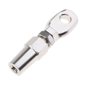 

Marine 316 Stainless Steel Swageless Eye Terminal For 10mm Wire Rope
