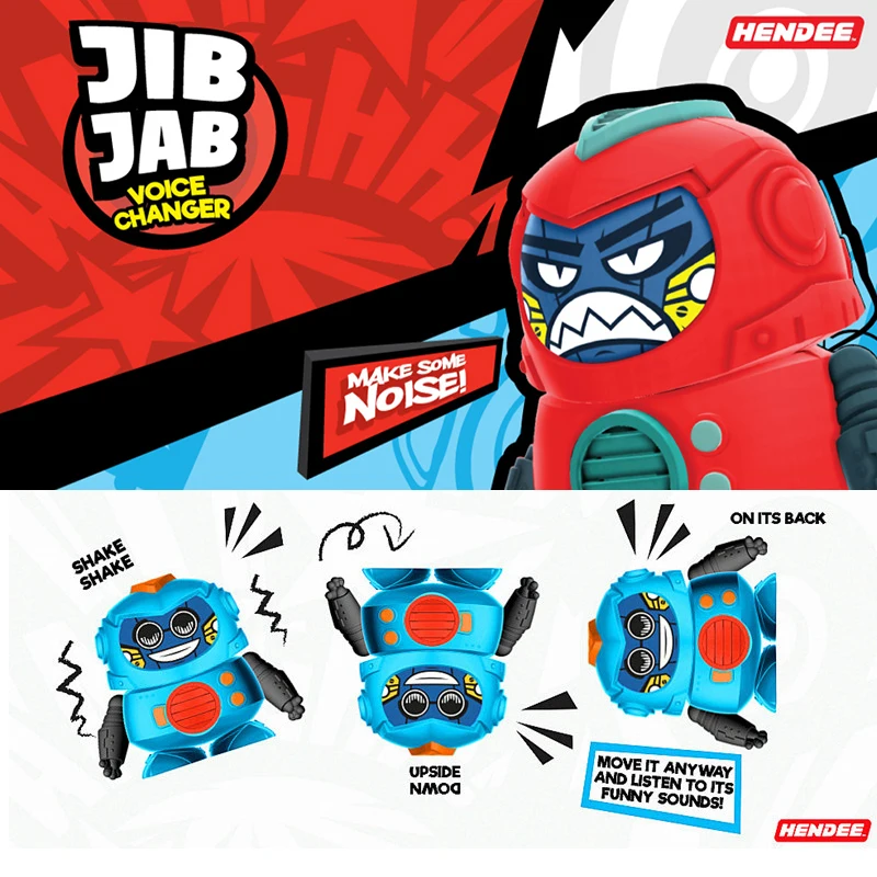 Acheter Helic Max 3 Modes changement de voix Robot distorsion jouet Robot avec 3 visages interchangeables Parent enfant jeu interactif