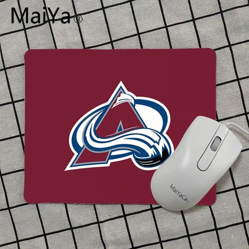 Maiya высокое качество Colorado Avalanche ноутбук игровой мыши коврик для мыши Лидер продаж подставка под руку мышь - Цвет: No Lock Edge25x29cm