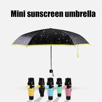 

Multicolor Manual Girl Sun Umbrella Portable Portable Umbrella Gifts Mini Fashion Umbrella Outdoor Travel Home Living