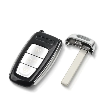 Cover chiate/telecomando per Audi A1 A2 A3 A4 A4L A5 A6 A6L A7 A8 A8L Q5 S7 S8 2017 2018 2019 sostituzione Smart Remote Car Key Shell Cover Case - KEYYOU per Audi A1 A2 A3 A4 A4L A5 A6 A6L A7 A8 A8L Q5