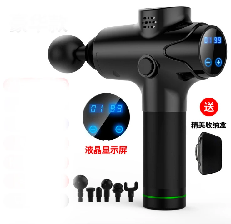 

Fascial gun Muscle Massager Fitness muscle relaxer electric shock gun for deep vibration relaxer