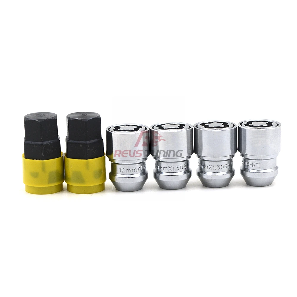 36mm M12x 1,5 M12x 1,25 Sicherheit Anti Theft Stahl Spezielle Schlüssel Auto Sperr Radmuttern Lock Mutter – Detail 4