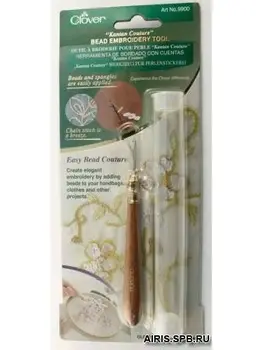

Hook for working with sequins Clover 9900