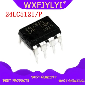 

5PCS/LOT 24LC512I/P 24LC512 512K I2C Serial EEPROM