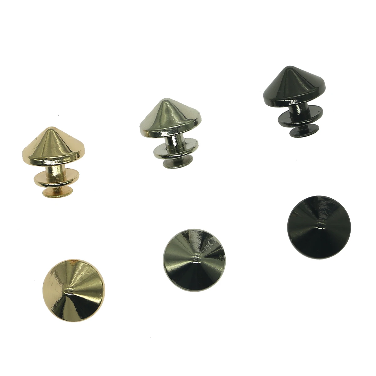 16 mm large tapered leather bag decorative rivet lady handbags mushroom rivet luggage hardware accessories bags shoes rivets