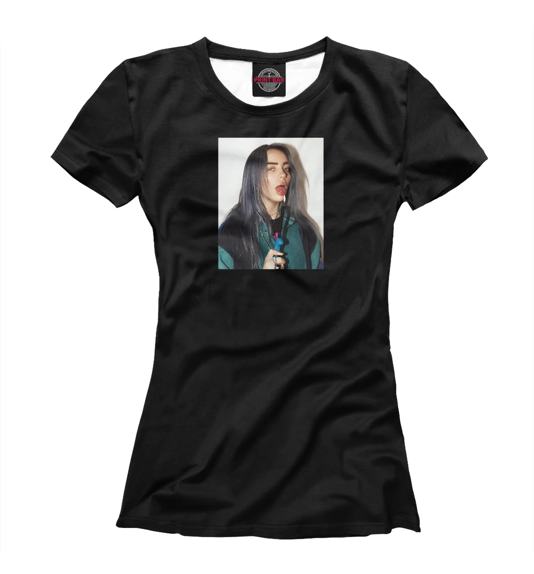 Футболка женская Billie Eilish (Знаменитости) | Женская одежда