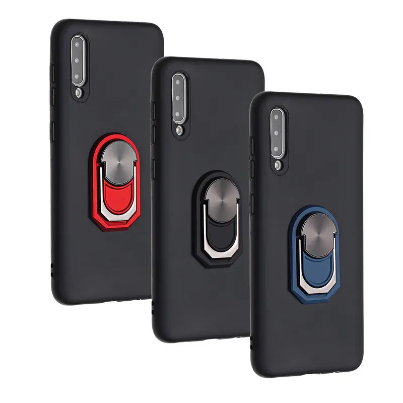 

For Samsung Galaxy A50 Case TPU Silicon Shockproof Phone Case For Samsung A 50 A50S A30S Fashion Magnetic Car Stand Holder Cover
