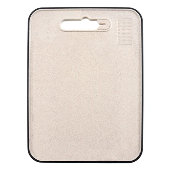 

Kitchen wheat straw vegetable board multi-functional knife sharpener functional cutting board can hang kitchen chopping board