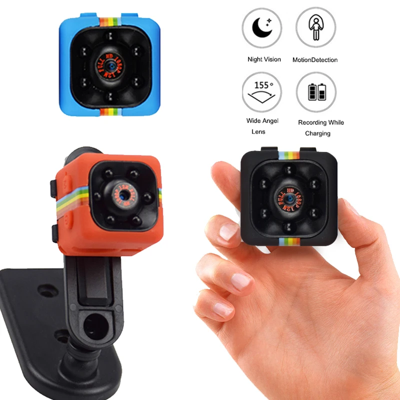 

Mini Camera HD 1080p Home Security Infrared Night Vision SQ11 Cameras Baby Monitor Concealed Small Safe Video Camera Cam
