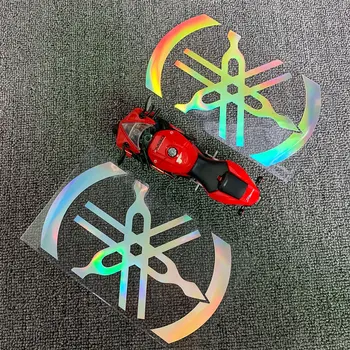 

2PCS/Lot DIY Reflective Motorcycle Racing Motorcross Car Stickers and Decals For YAMAHA