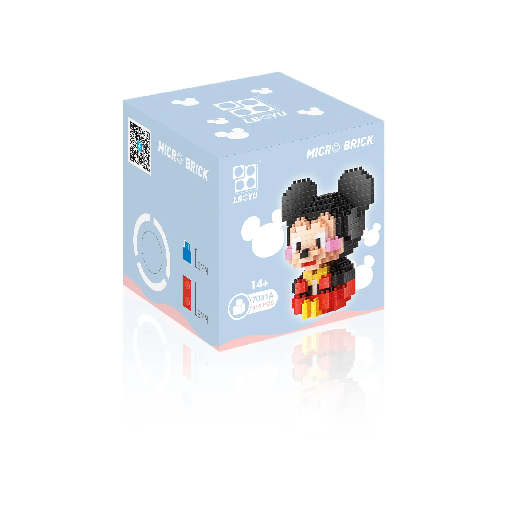 BOYU Baukästen DC Hero Doraemon Super Mickey Minnie Spielzeug Baukästen Blocks 