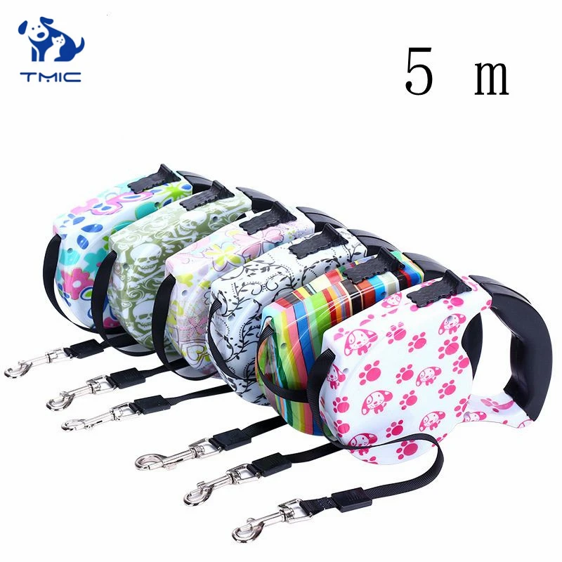 

3/5M Retractable Dog Leash Automatic Dog Outdoor Leashes Fashion Pet Walking Leashes Robust Pet Collar Small Medium Dog Harness