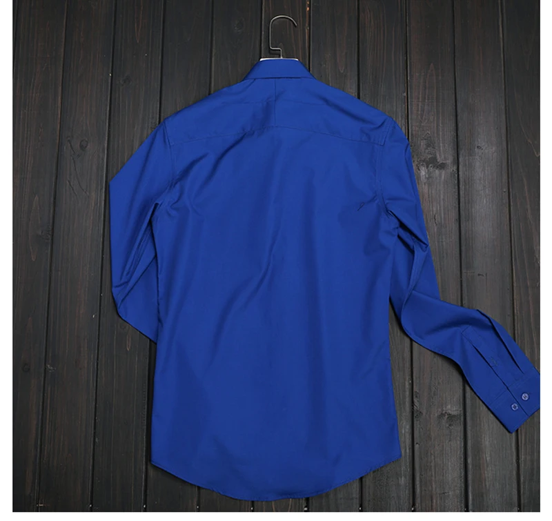 New Europe and America Magpie Embroidery Men's Shirts Animal Fashion Long Sleeve Chinese Style Slim Fit Casual Solid M-4XL