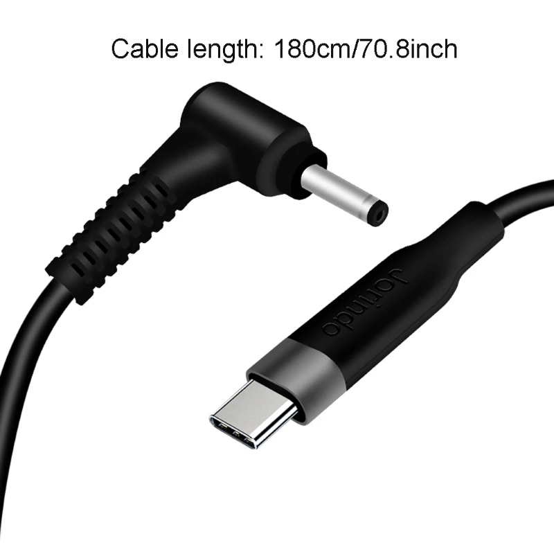 180cm  USB C/Type-C PD 12V 4.0x1.7mm  ̺ ȯ ڵ LED Ʈ Ʈ Type-C PD Ʈ ڵ