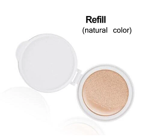 LAIKOU Air Cushion BB крем корректор макияж Корейская Косметика Голый макияж основа солнцезащитный крем увлажняющий CC изоляция - Цвет: Refill NATURAL