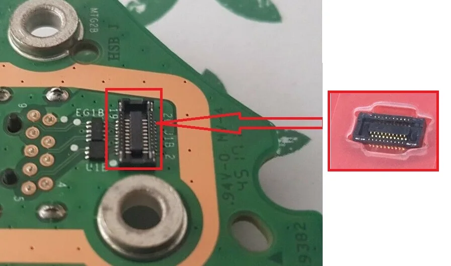 10PCS For Xbox One X front USB Sync Connector Socket Slot Type B