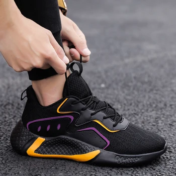 

Spring & Summer Men Sneakers Light-weight Breathable Running Shoes Zapatillas Man Casual Shoes Footwear Men Support Dropshipping