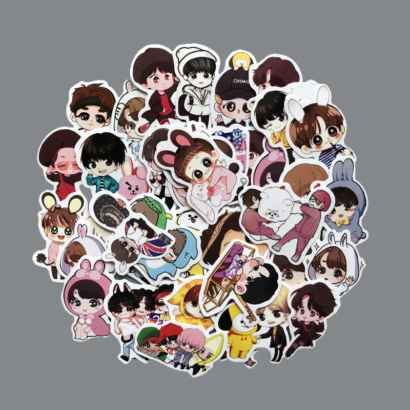 Adhesive Paper Mixed 40 Pieces Motorcycle Car Waterproof Removable Travel Stickers Graffiti Stickers Adhesive Paper