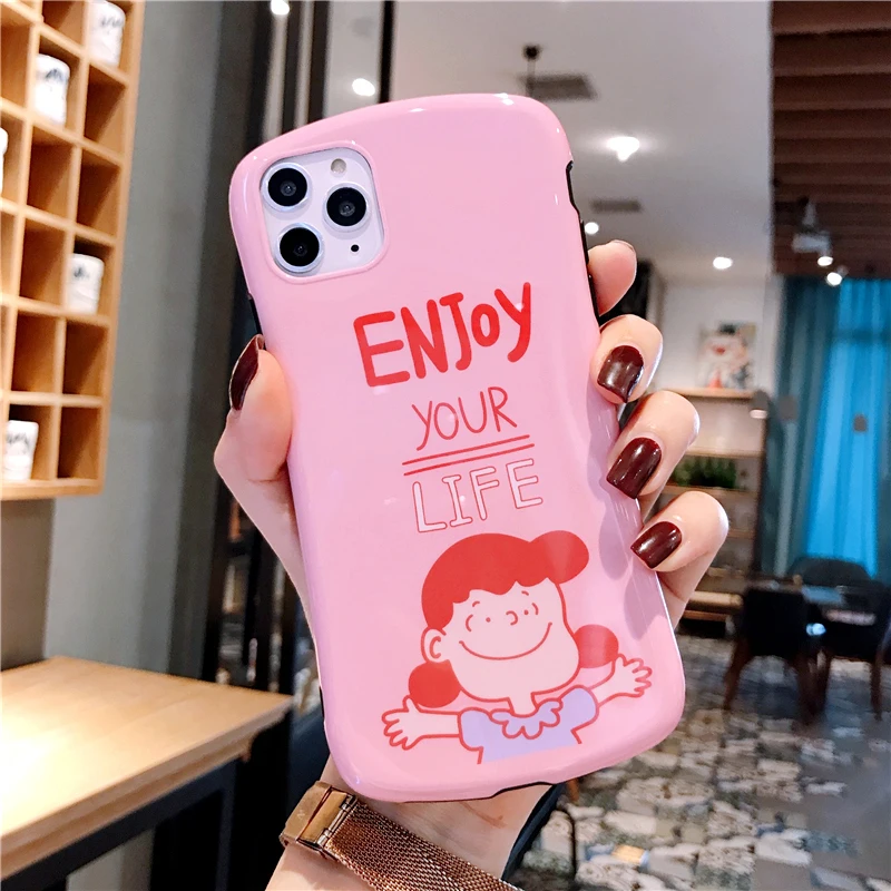 Новейшая мода, чехлы для телефонов с рисунком "Charlie Lucy" для iphone 11Pro XS Max X XR, мягкая крышка IMD для iphone 11 7 8 Plus, задние чехлы