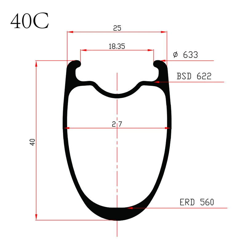 Clearance 700C Super light Carbon Road Rim Toray T800&T700 Clincher tubeless ready HTG 280 degree 0