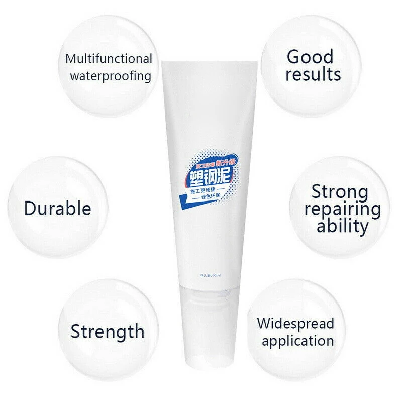 

Instant Waterproof Repair Paste Multifunction for All Construction Materials 90ml LB88