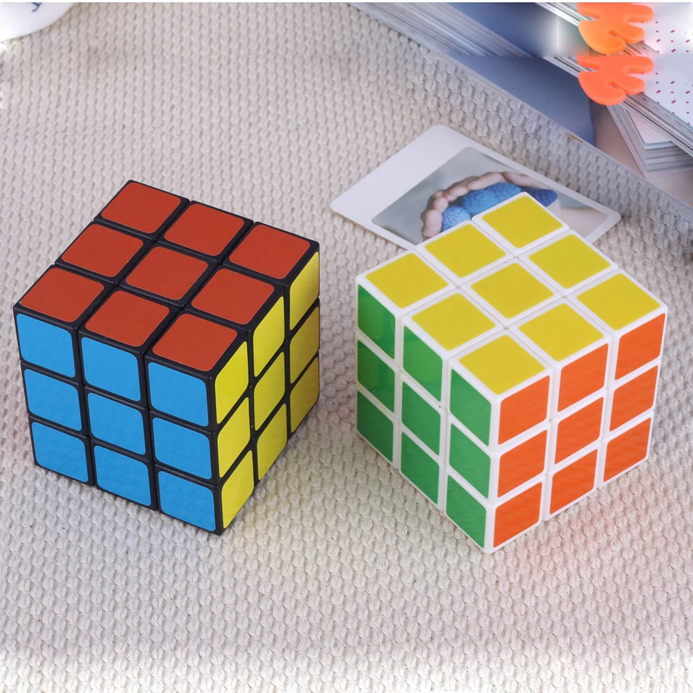 

3Pcs Third-Order Puzzle Decompression Cube 3x3 Easy To Turn And Smooth Play Puzzle Cube Early Childhood Education Toys