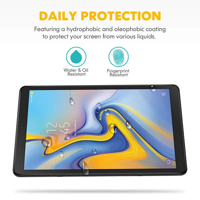 2 шт 9H твердость экрана протектор для samsung Galaxy Tab A 10,5 T595/T597/T590 таблетки царапинам пленка для экрана из закаленного стекла