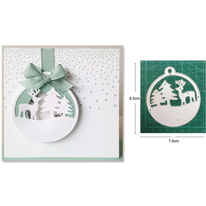 Metal Cutting Dies Cut Die Mold Christmas Ornament Decoration Scrapbook Craft Paper Knife Mould Blade Punch Stencils | Дом и сад